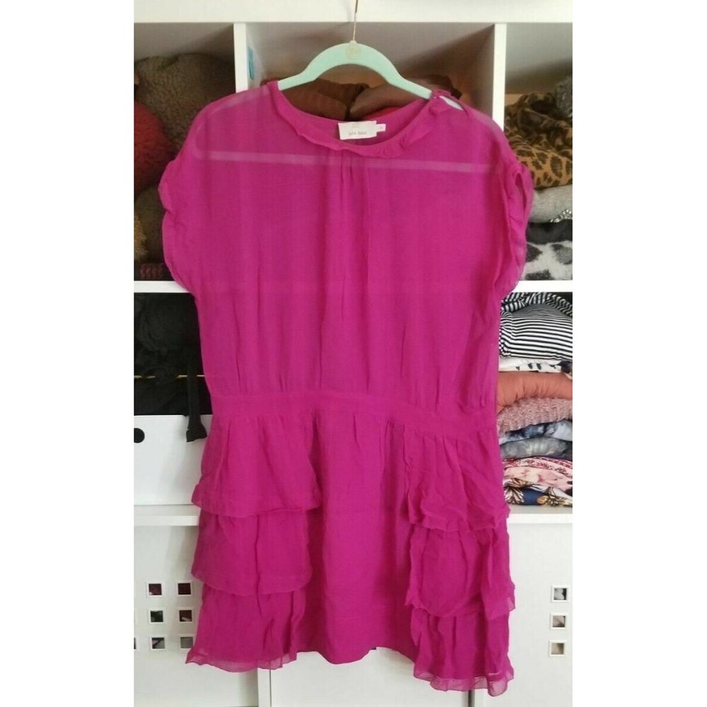 Julie Haus Pink Sheer Tunic Dress SZ 6